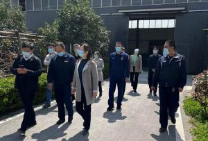 馬村區王婕區長帶領消防，安全等一行人員來我廠檢查指導工作